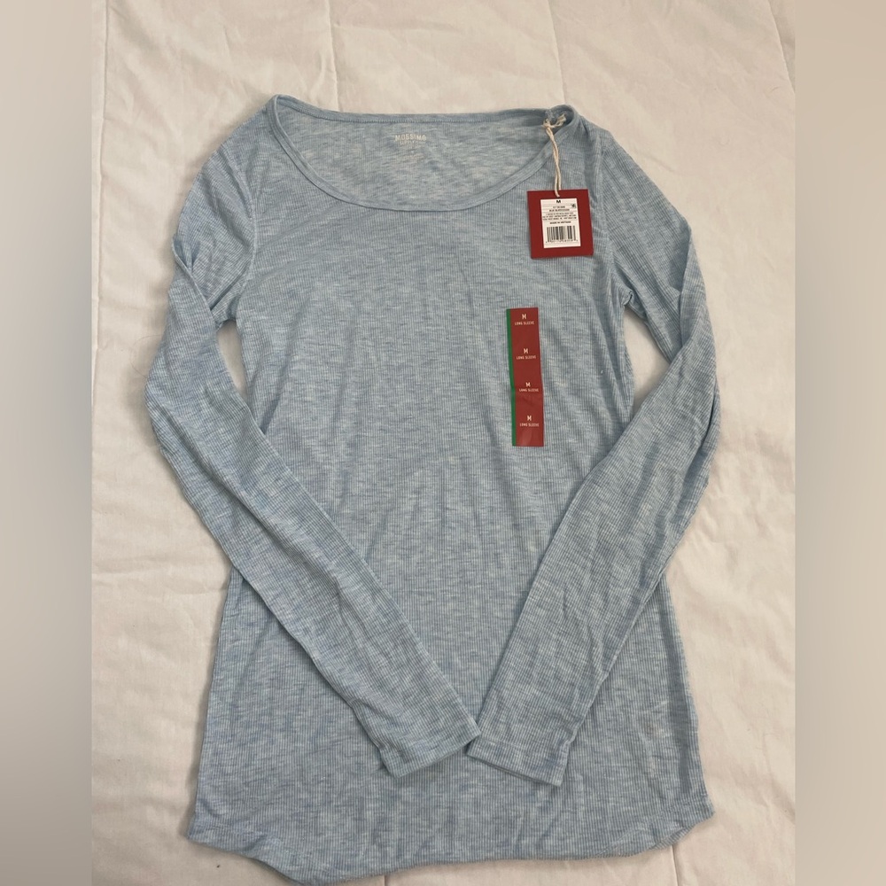 Mossimo Blue Long Sleeve Shirt